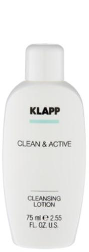 Очищающее молочко, 75 мл (Klapp, Clean active)