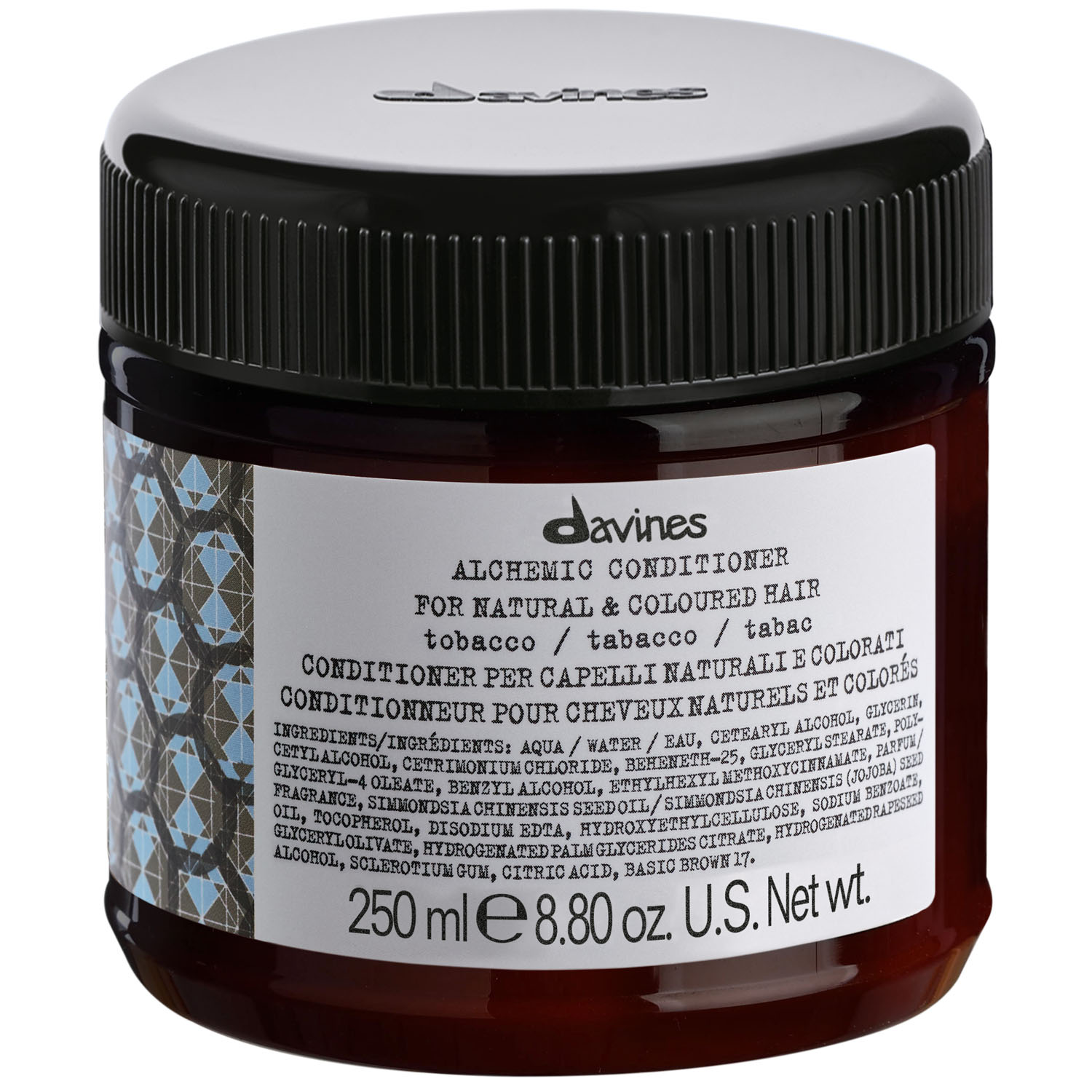 Davines Кондиционер для волос (табак) Conditioner For Natural And Coloured Hair (tabacco), 250 мл (Davines, Alchemic) davines шампунь для натуральных и окрашенных волос табак shampoo for natural and coloured hair tobacco 280 мл davines alchemic