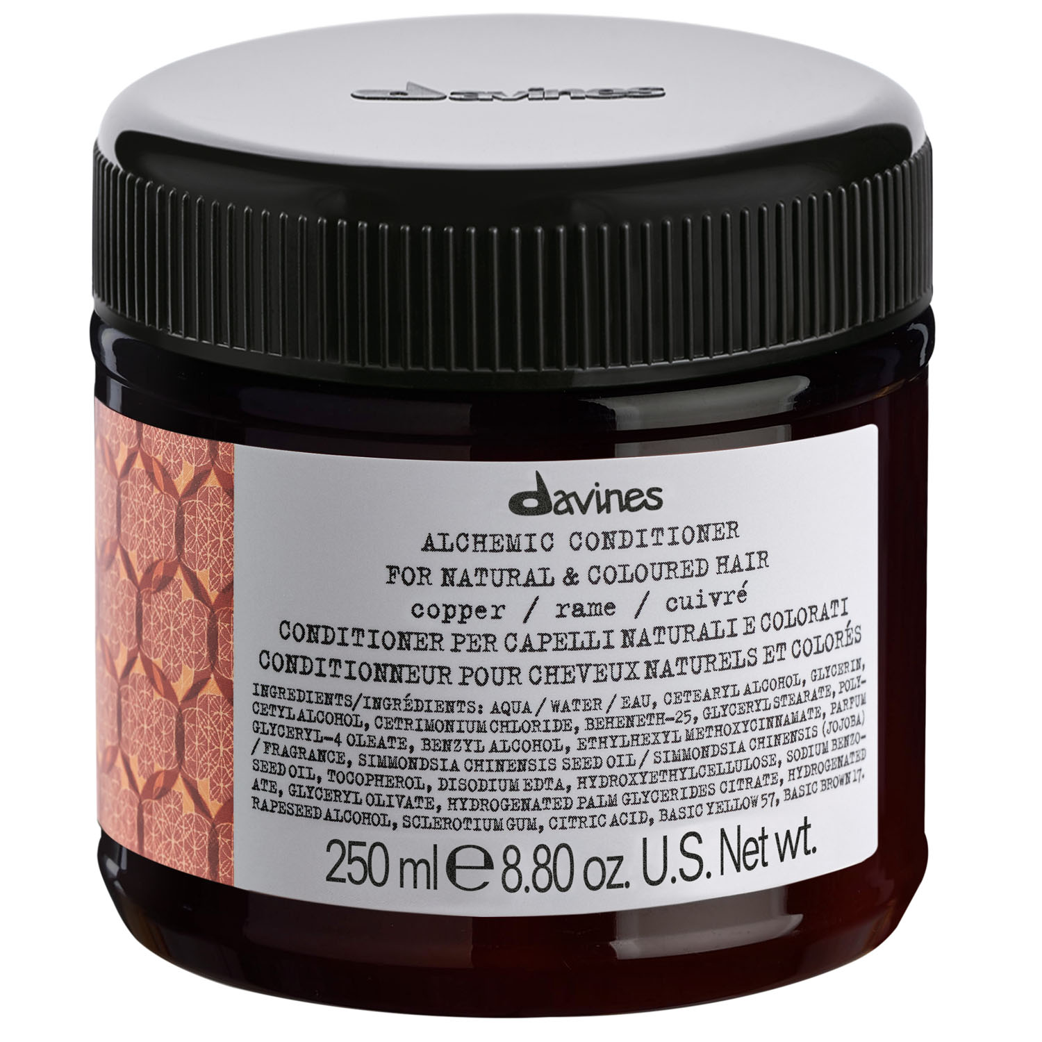 Davines Кондиционер для волос (медный) Conditioner For Natural And Coloured Hair (copper), 250 мл (Davines, Alchemic) шампунь для натуральных и окрашенных волос медный davines alchemic shampoo for natural and coloured hair copper 280 мл