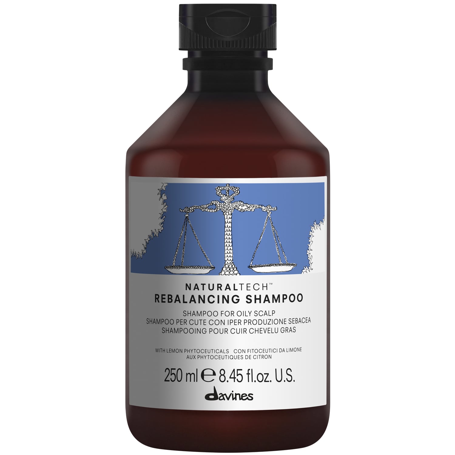 Davines Балансирующий шампунь, 250 мл (Davines, Natural Tech) балансирующий шампунь davines rebalancing shampoo 250 мл