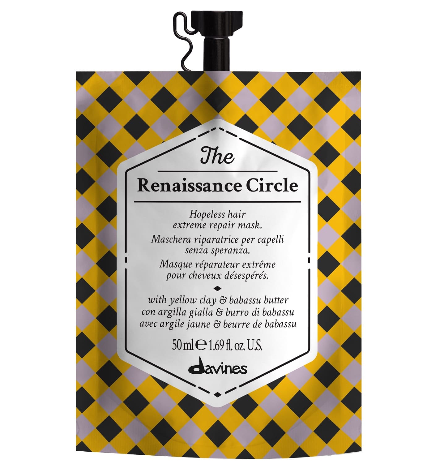 Давинес Маска-восстановление для хрупких волос The Renaissance Circle, 50 мл (Davines, The Circle Chronicles) фото 0