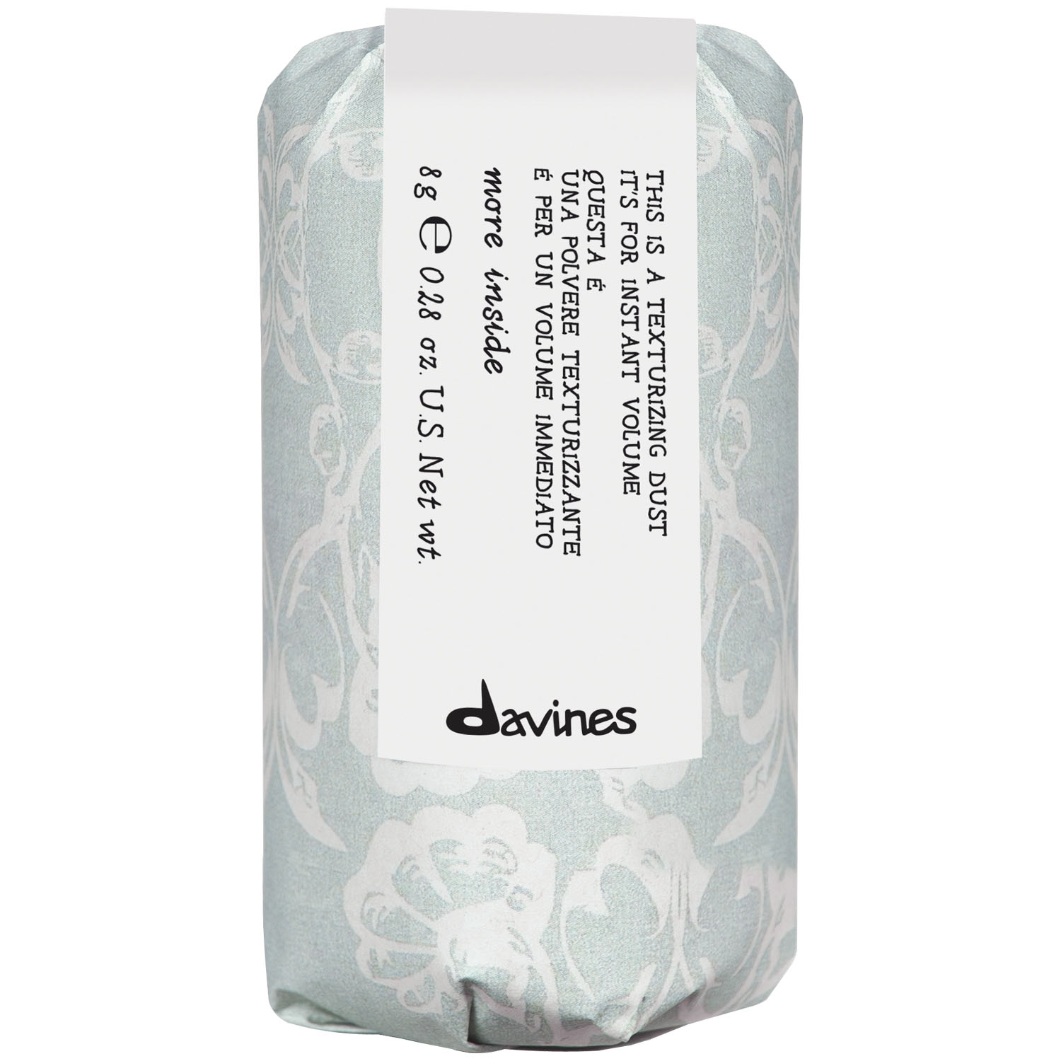 Давинес Пудра-текстуризатор для объема волос More Inside Texturizing Dust for Instant Volume, 8 г (Davines, More Inside) фото 1