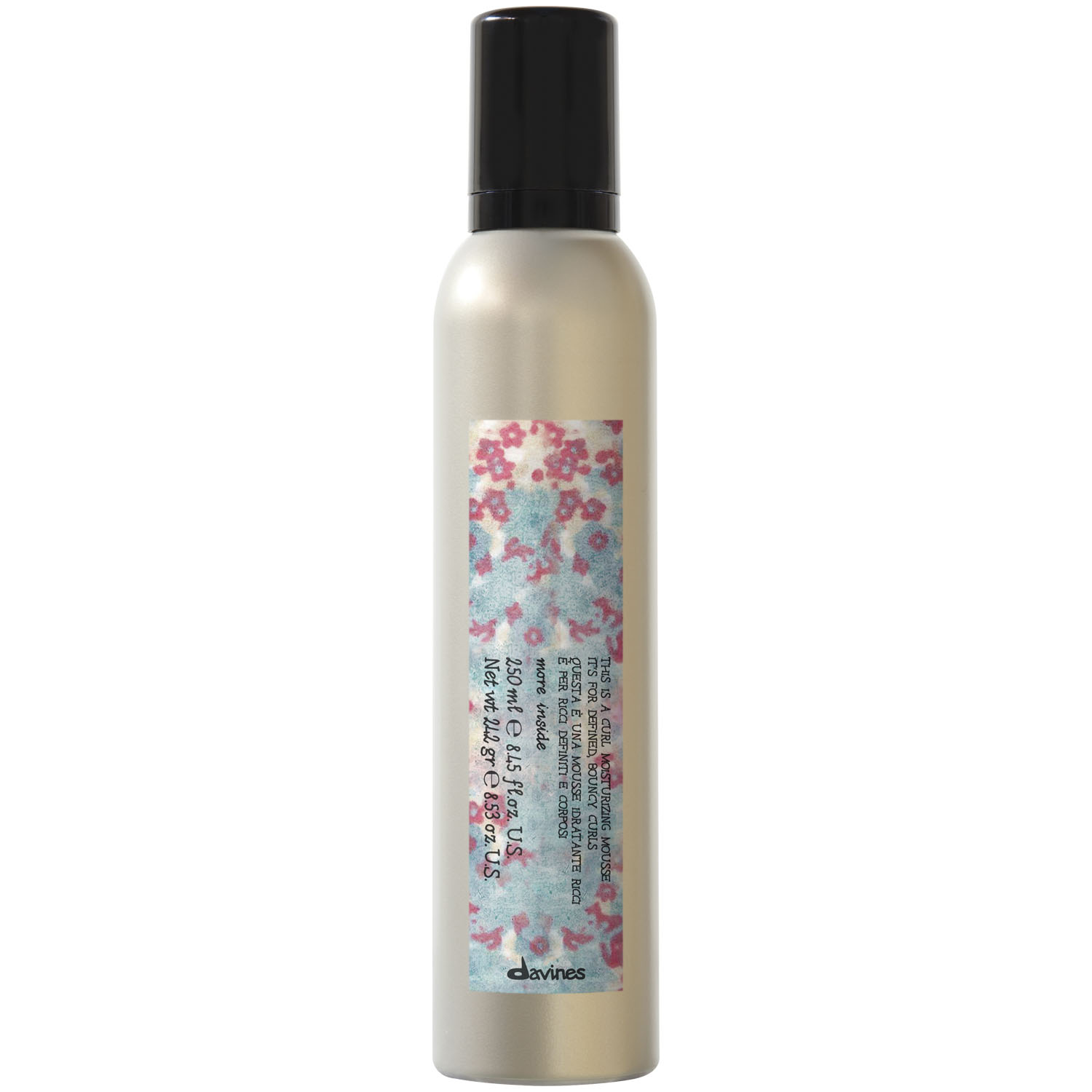 Давинес Увлажняющий мусс для упругих четко очерченных локонов More Inside Curl Mosturizing Mousse, 250 мл (Davines, More Inside) фото 0