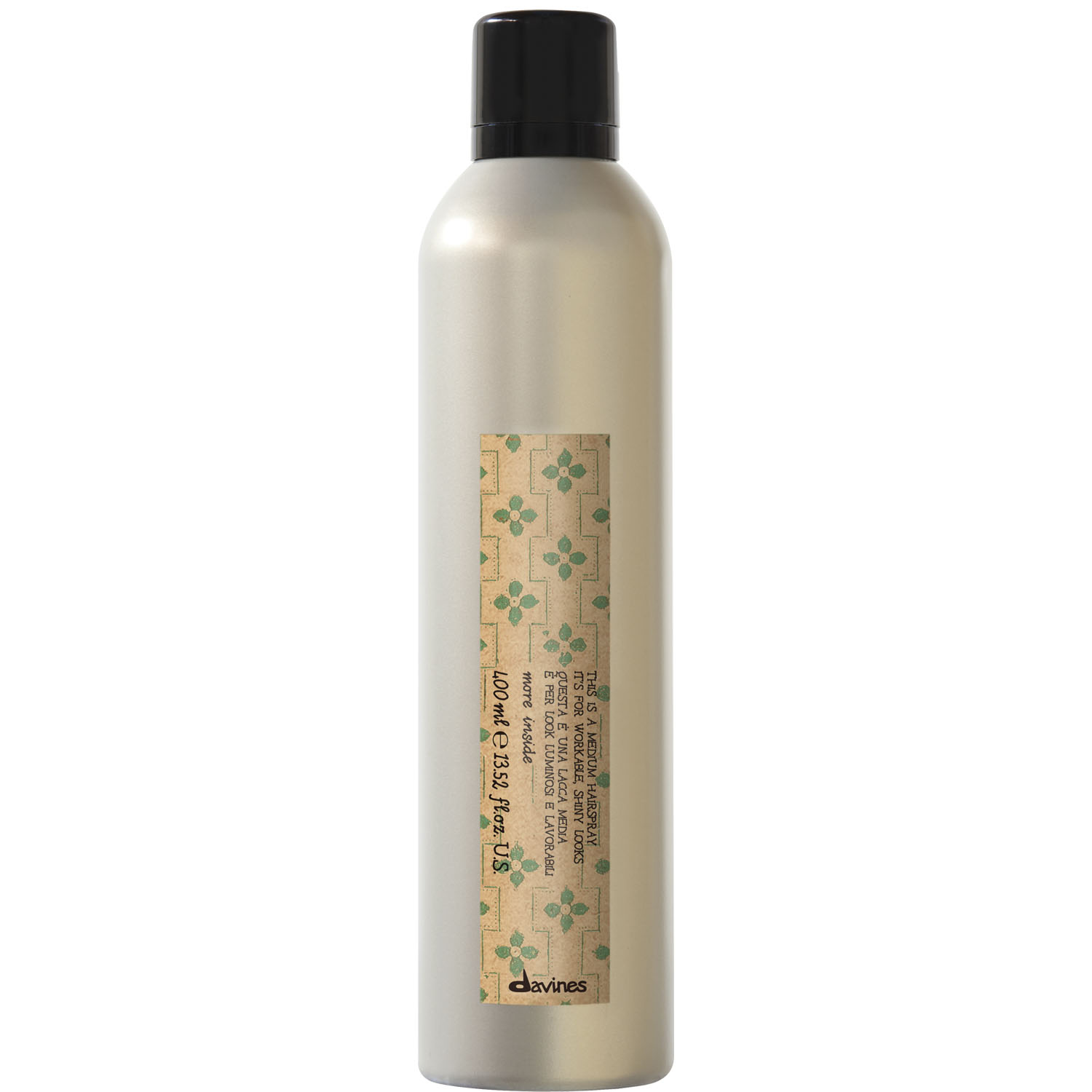 Давинес Лак для волос More Inside Medium Hold Hair-Spray, 400 мл (Davines, More Inside) фото 0