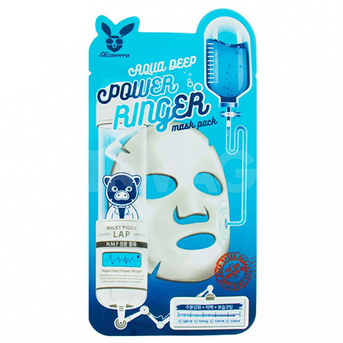 Елизавекка Маска для лица тканевая Aqua deep power ring 23мл (Elizavecca, Mask Pack) фото 0