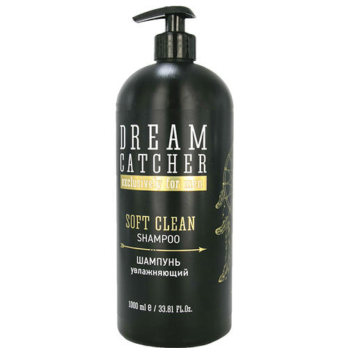 Шампунь увлажняющий перед стрижкой Soft Clean Shampoo, 1000 мл (Dream catcher, Уход)