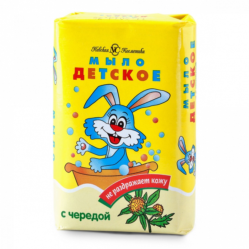  Детское туалетное мыло с чередой, 90 г (Невская косметика, Мыло) фото 0