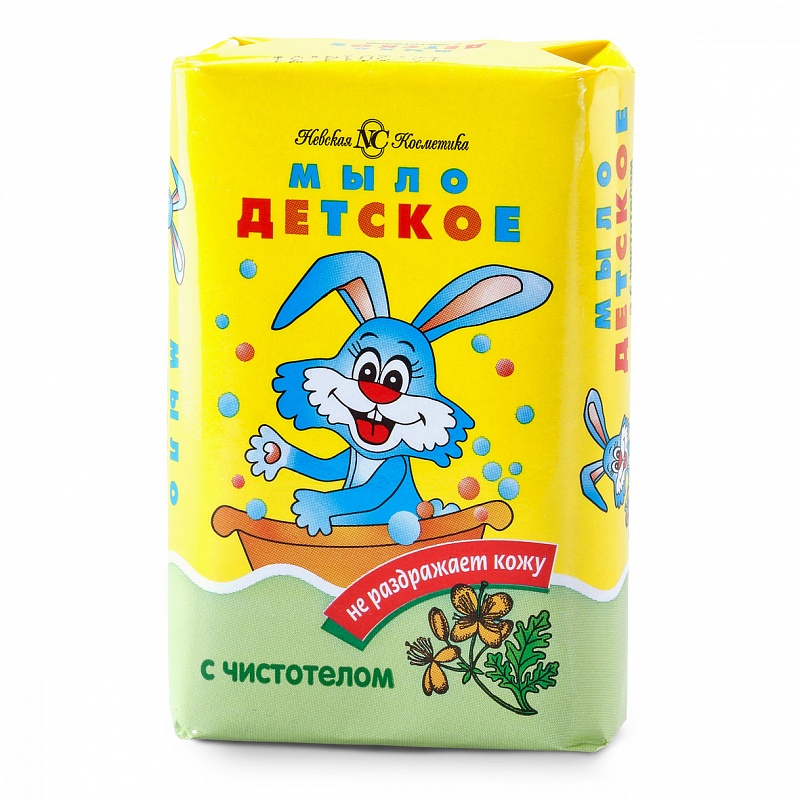  Детское туалетное мыло с чистотелом, 90 г (Невская косметика, Мыло) фото 0