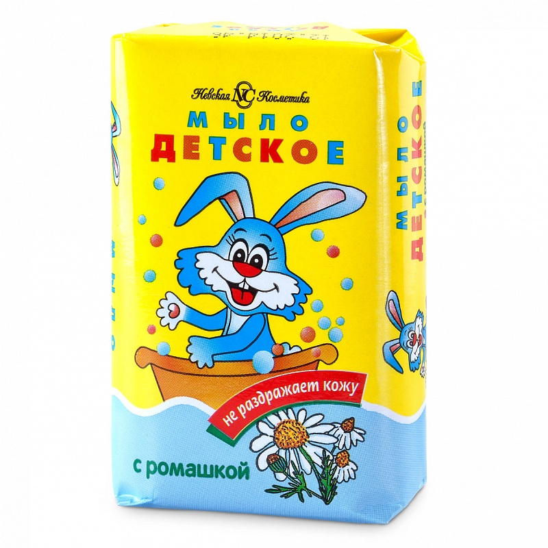 

НЕВСКАЯ КОСМЕТИКА Детское туалетное мыло Ромашка 90 г (НЕВСКАЯ КОСМЕТИКА, Мыло), Мыло