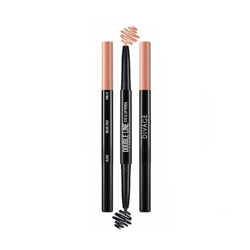 Карандаш Для Глаз И Губ Автоматический Double Line Eye Lip Pencil (Divage, Карандаш для глаз)