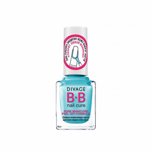 

Divage Средство для защиты кожи вокруг ногтя Pure manicure peel off formula (Divage, Ногти), Ногти