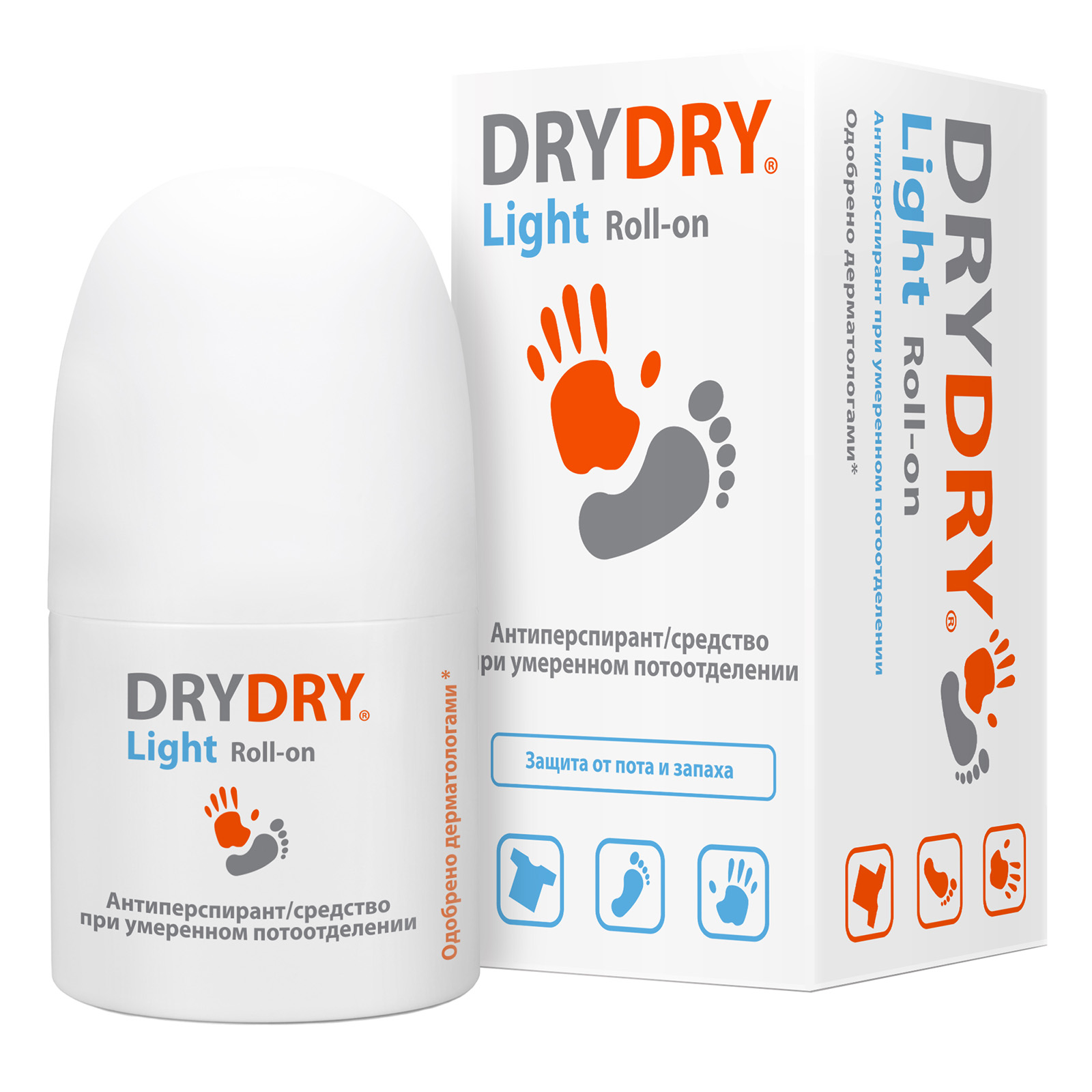Dry Dry Средство от обильного потоотделения, 50 мл (Dry Dry, Light) дабоматик от обильного потоотделения vitateka dry forte 20% спиртовой 50 мл