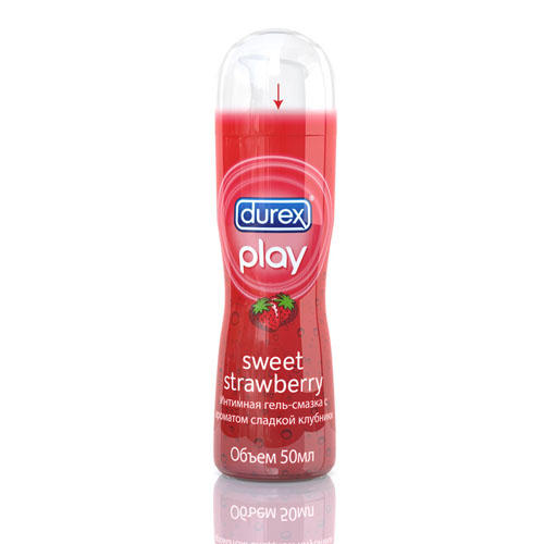 Дюрекс Play Strawberry Гель-смазка с ароматом клубники 50 мл (Durex, Гель-смазка) фото 0