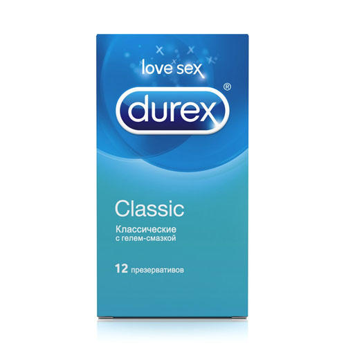 Дюрекс Презервативы Classic, 12 шт (Durex, Презервативы) фото 0