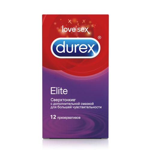 Дюрекс презервативы elite 12 (Durex, Презервативы)