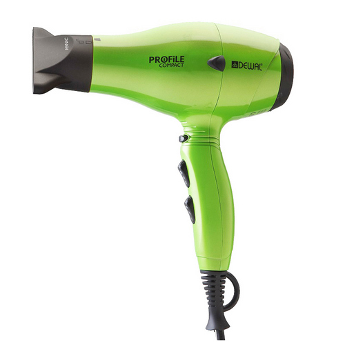 

Dewal Фен Profile Compact зеленый, 2000 Вт, ионизация, 2 насадки (Dewal, Фены), Фены