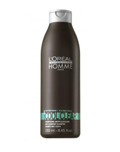 Кул Клир Освежающий Шампунь от перхоти 250 мл (Loreal Professionnel, Homme)