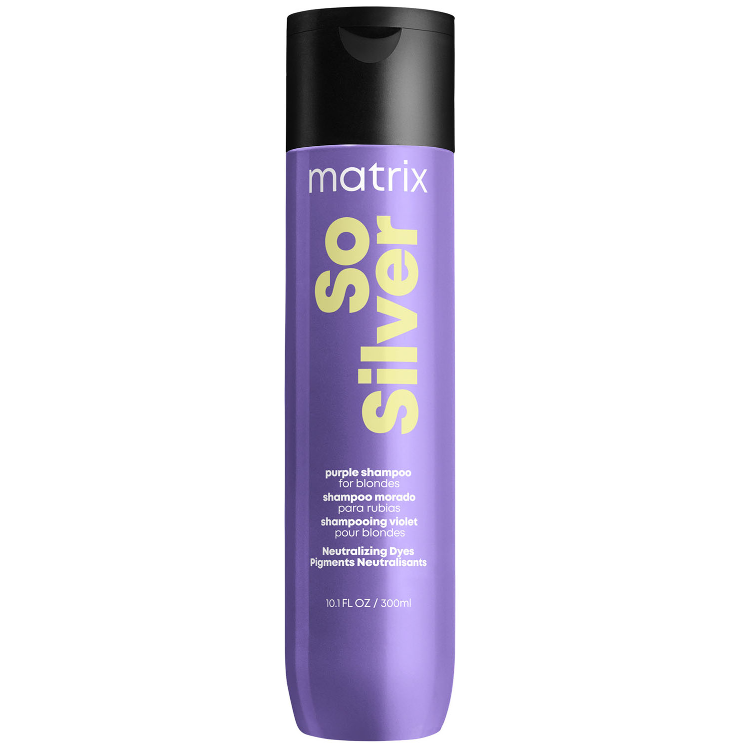 цена Matrix Оттеночный шампунь So Silver Color Obsessed для светлых и седых волос, 300 мл (Matrix, Total results)