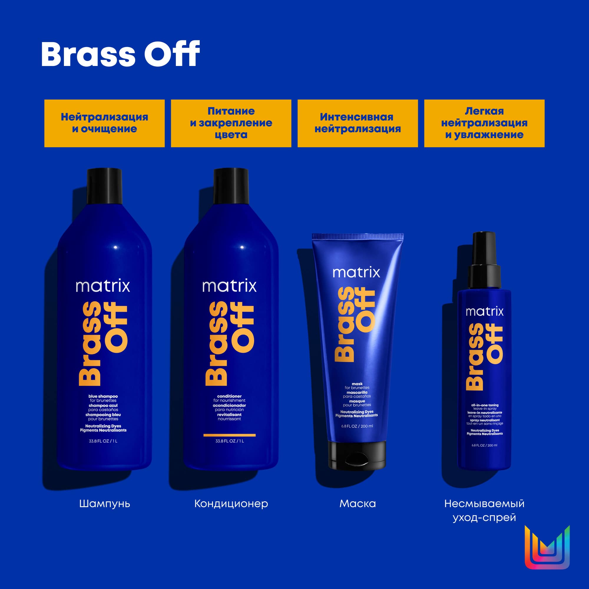 Матрикс Шампунь Brass Off 