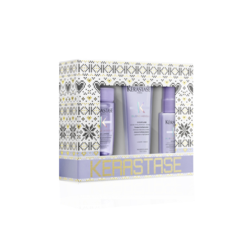 Керастаз Набор Blond Absolu с travel-форматами: Шампунь-ванна Lumière, 80 мл + Молочко-уход Cicaflash, 75 мл + Сыворотка Cicaplasme, 45 мл (Kerastase, Blond Absolu) фото 1