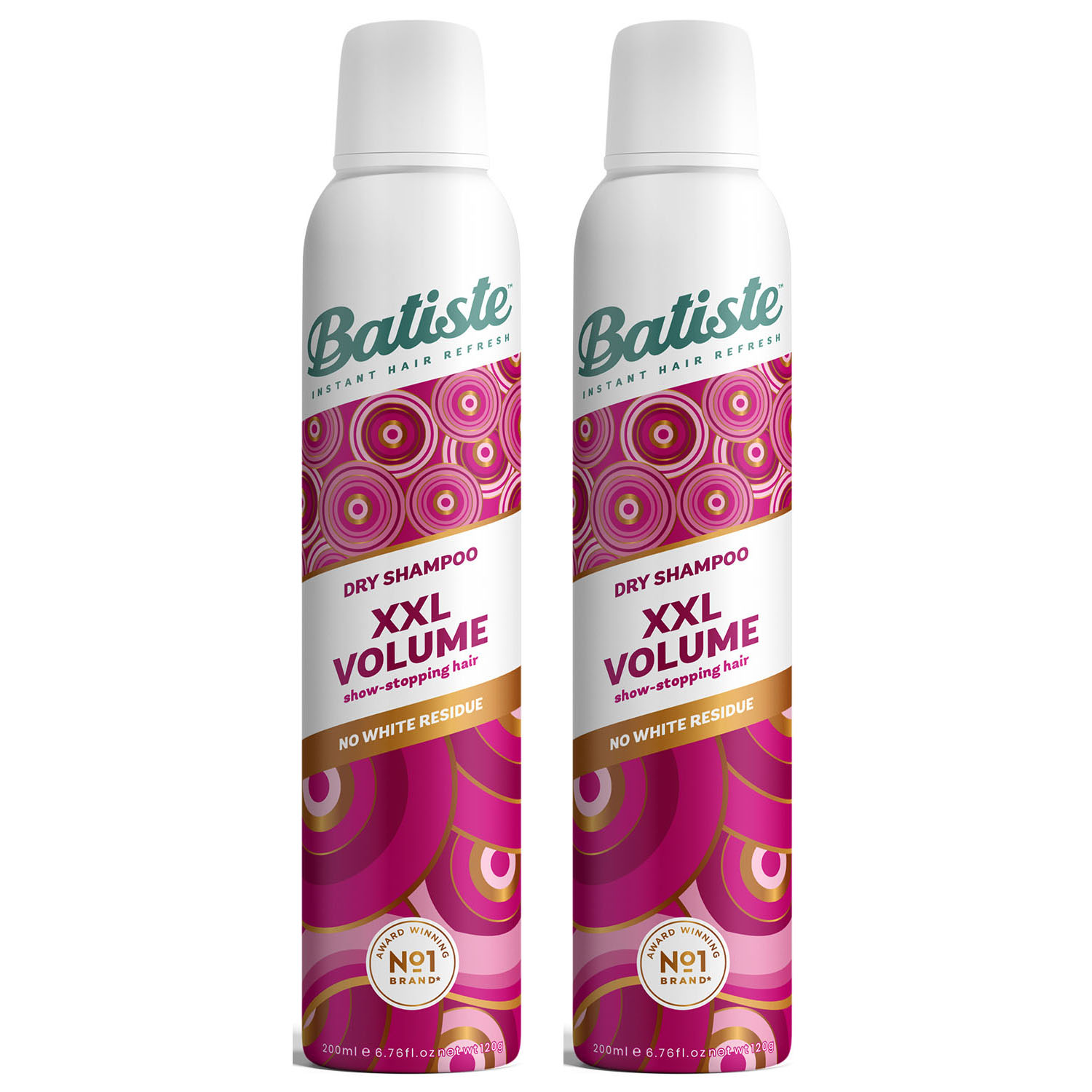 цена Batiste Комплект XXL Volume spray 2х200 мл (Batiste, Stylist)