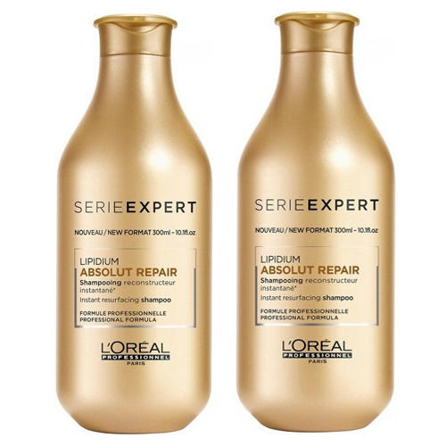 Loreal Professionnel Комплект Абсолют Липидиум Шампунь 2 шт х 300 мл (Loreal Professionnel, Absolut Repair Lipidium)