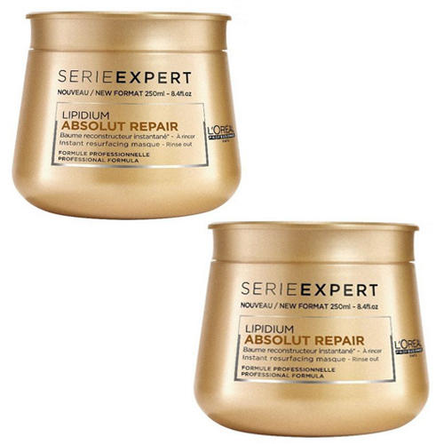 Loreal Professionnel Комплект Абсолют Липидиум Маска 2 шт x 250 мл (Loreal Professionnel, Absolut Repair Lipidium)