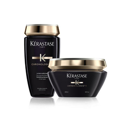 Kerastase Набор для питания и ревитализации волос: Хроноложист Шампунь-ванна 250 мл + Хроноложист Ревитализирующая маска 200 мл (Kerastase, Chronologiste)