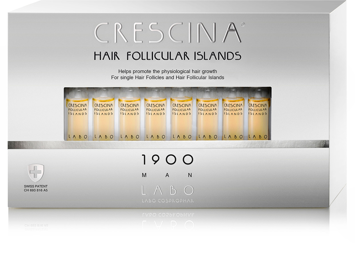 Кресцина Лосьон для стимуляции роста волос для мужчин  Follicular Islands 1900 №20 (Crescina, Crescina 1900) фото 0