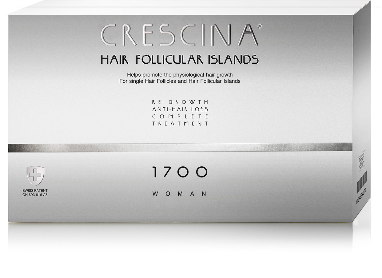 Crescina Комплекс для женщин Follicular Islands 1700 (лосьон для стимуляции роста волос №20 + лосьон против выпадения волос №20) (Crescina, Crescina 1700) crescina 500 комплекс для женщин против выпадения и для роста волос 20 20 ампул