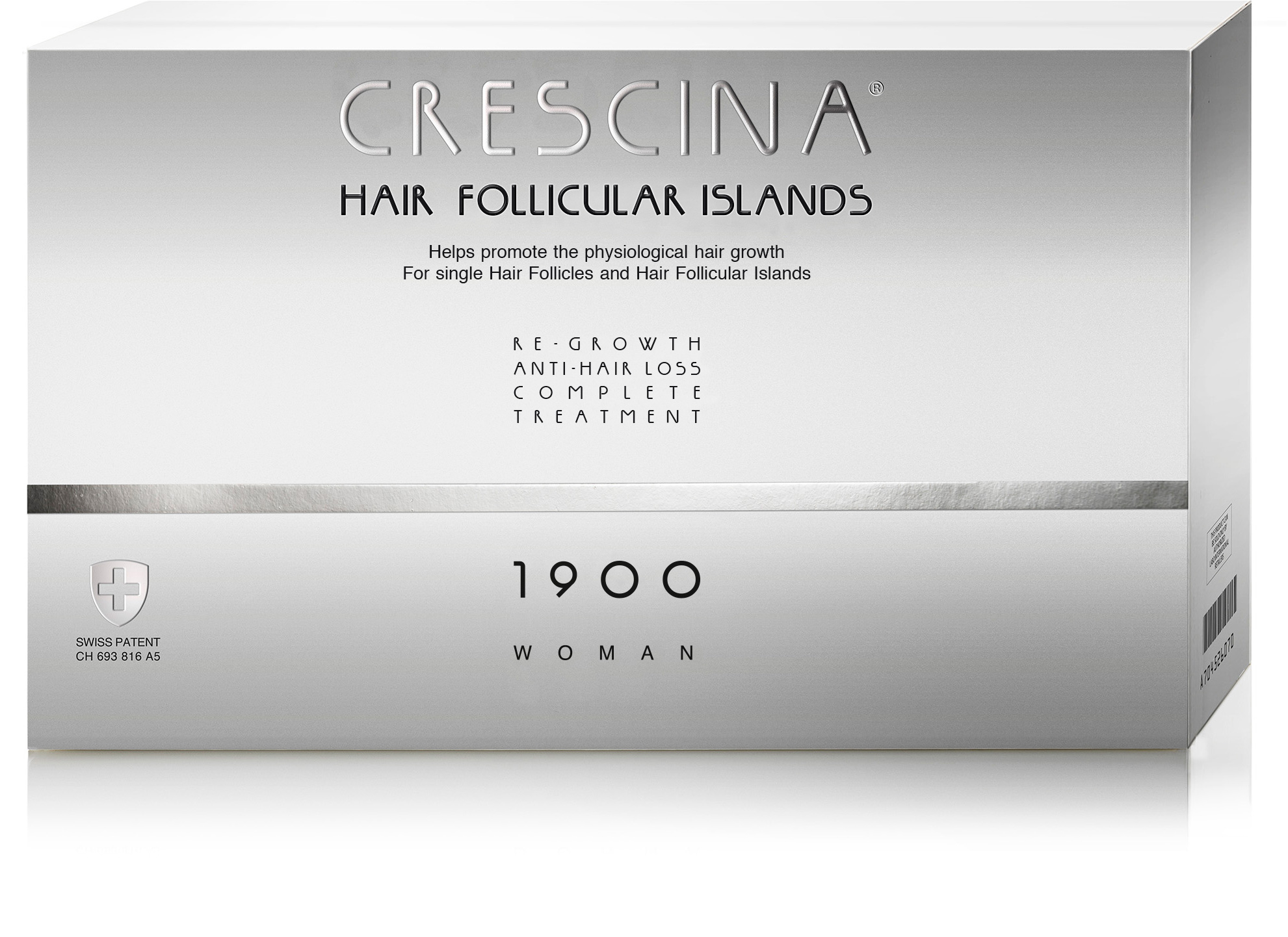 цена Crescina Комплекс для женщин Follicular Islands 1900 (лосьон для стимуляции роста волос №20 + лосьон против выпадения волос №20) (Crescina, Crescina 1900)