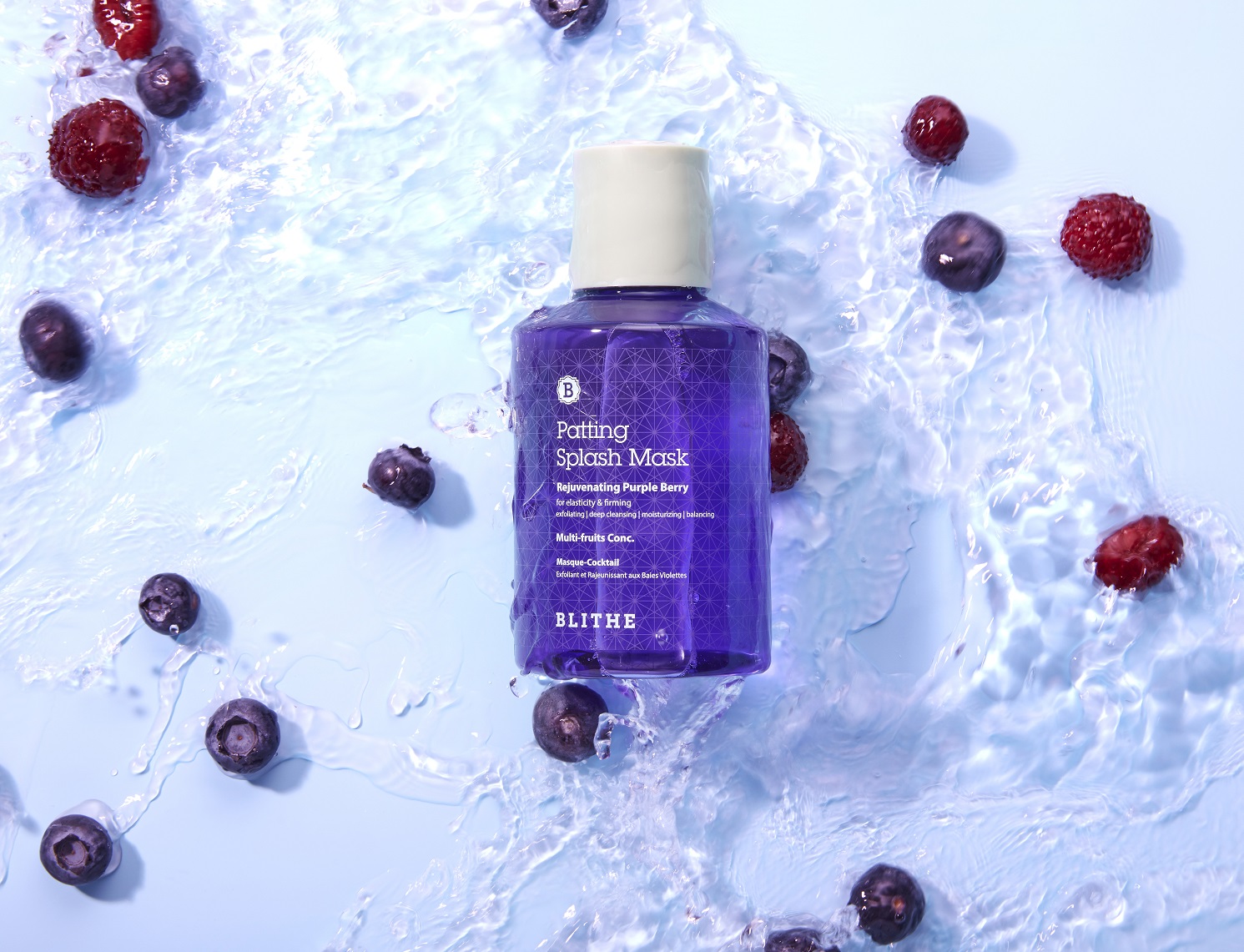 Blithe Сплэш-маска омолаживающая Омолаживающие ягоды Rejuvenating Purple Berry, 150 мл. фото