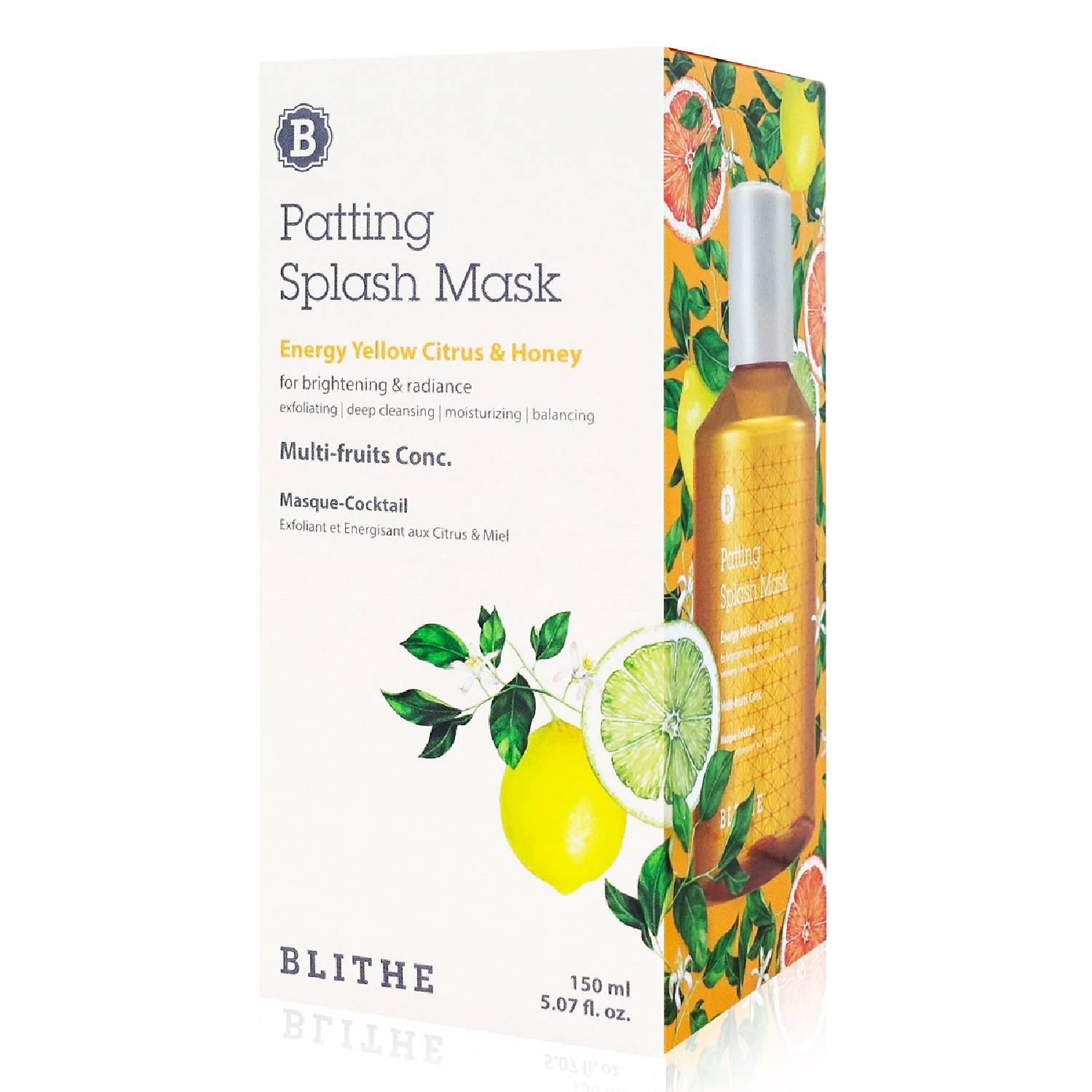 Блайт Сплэш-маска для сияния «Энергия цитрус и мед» Mask Energy Yellow Citrus & Honey, 150 мл (Blithe, Patting Splash) Блайт Сплэш-маска для сияния «Энергия цитрус и мед» Mask Energy Yellow Citrus & Honey, 150 мл (Blithe, Patting Splash) фото 6