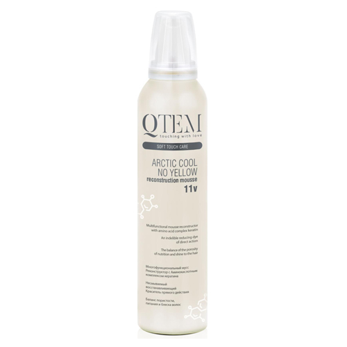 Кьютэм Мусс реконструктор для волос Arctic Cool No Yellow (Qtem, Soft Touch Color) фото 0