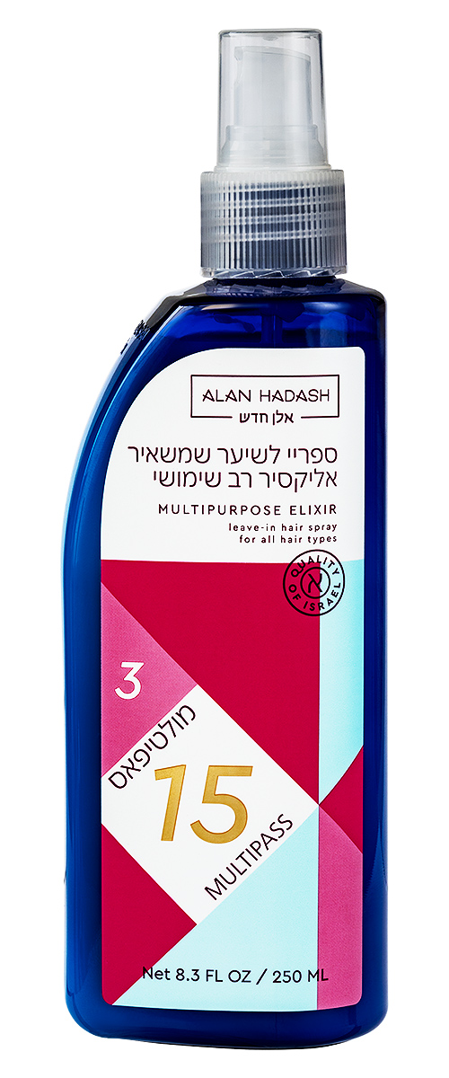 Алан Хадаш Спрей для волос многофункциональный 15 в 1 Multipass Elixir, 250 мл (Alan Hadash, Специальные средства) фото 0