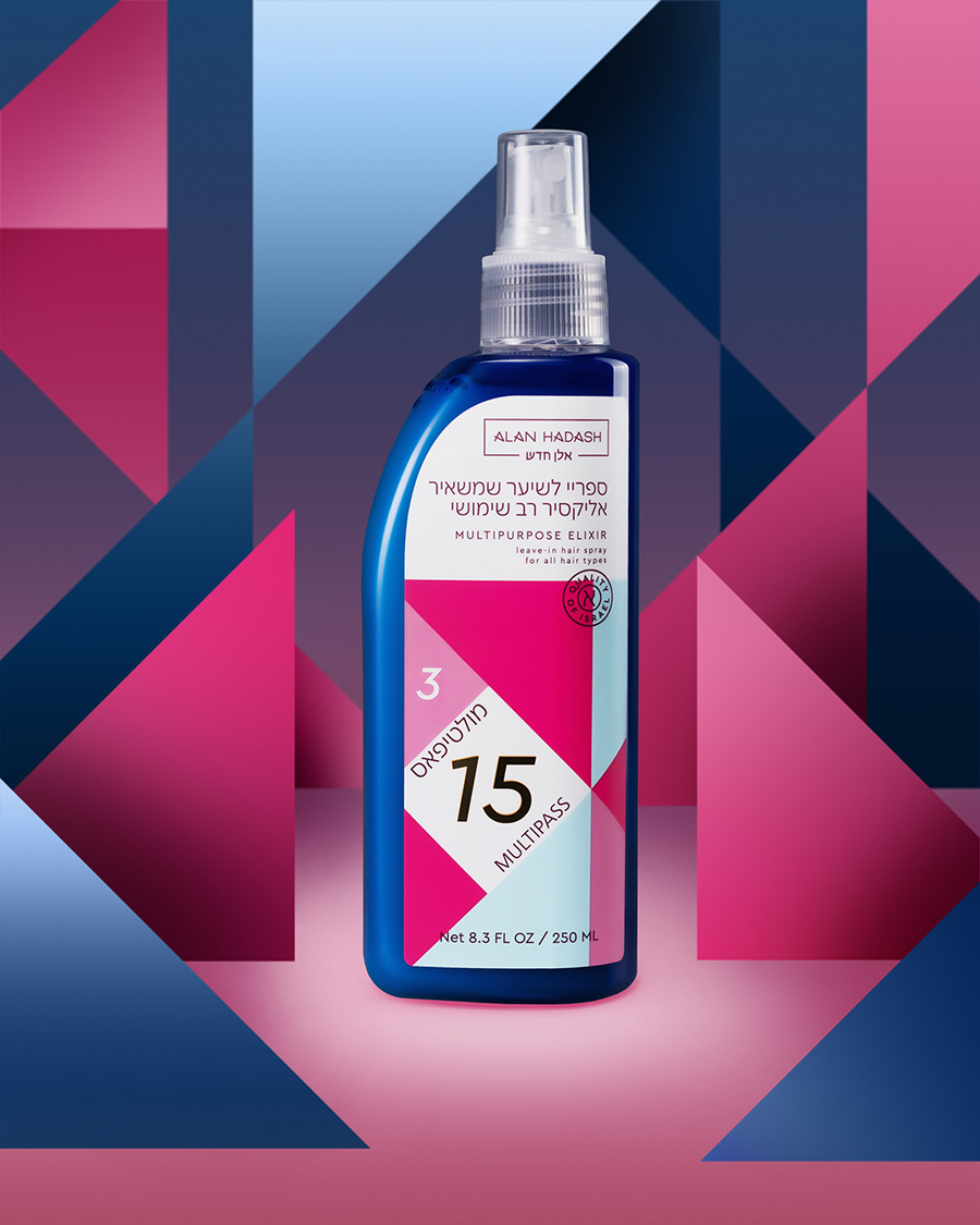 Алан Хадаш Спрей для волос многофункциональный 15 в 1 Multipass Elixir, 250 мл (Alan Hadash, Специальные средства) фото 1