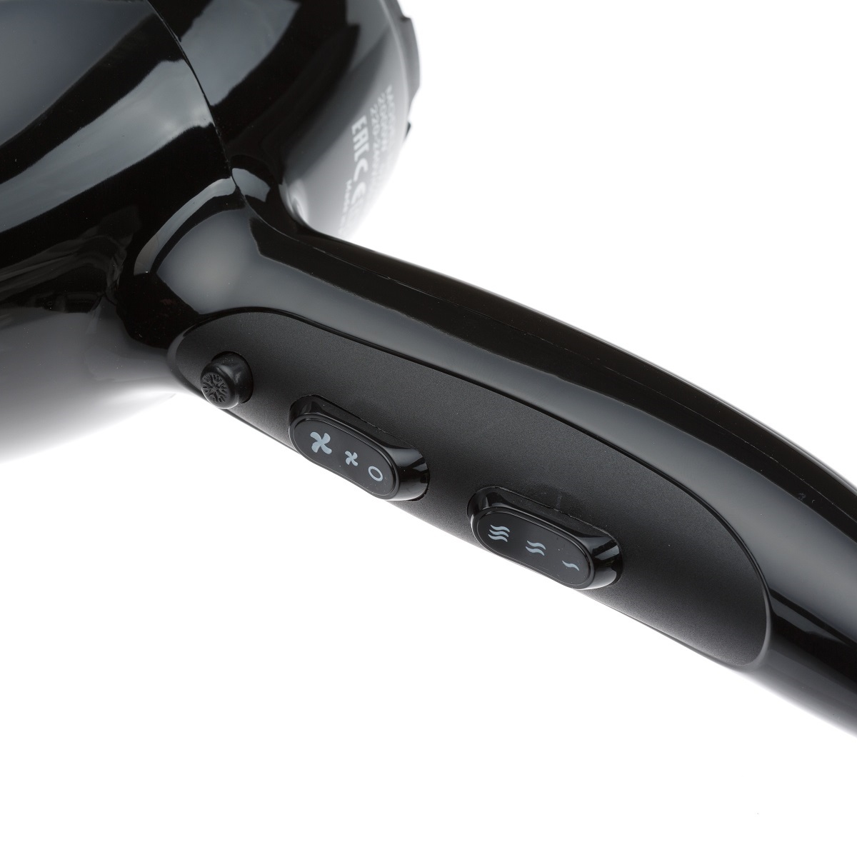 Деваль Про Компактный фен Simple Black с ионизацией, 2 насадки (Dewal Pro, Фены) фото 3