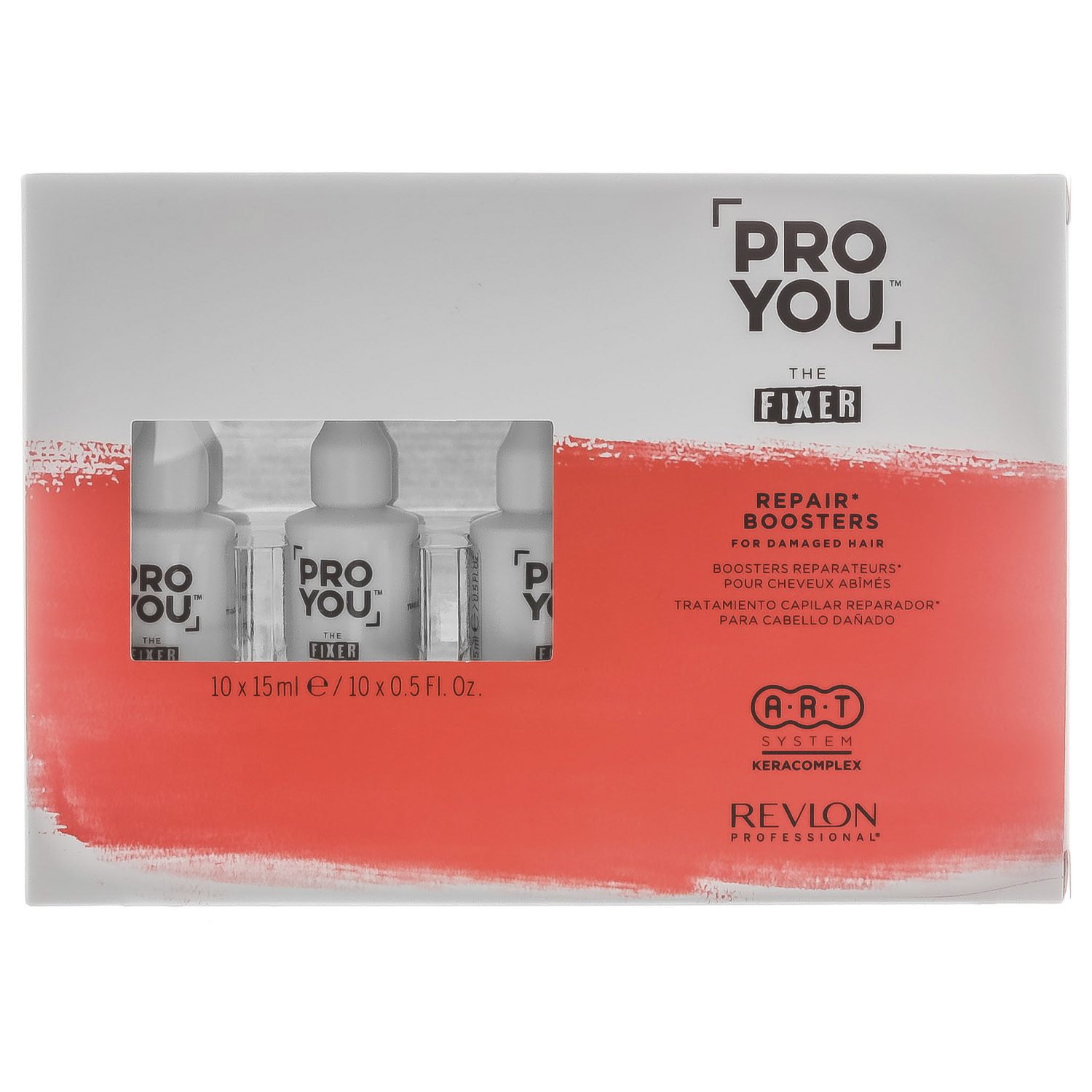 

Revlon Professional Бустер восстанавливающий для поврежденных волос Repair Boosters, 10 шт * 15 мл (Revlon Professional, Pro You), Pro You