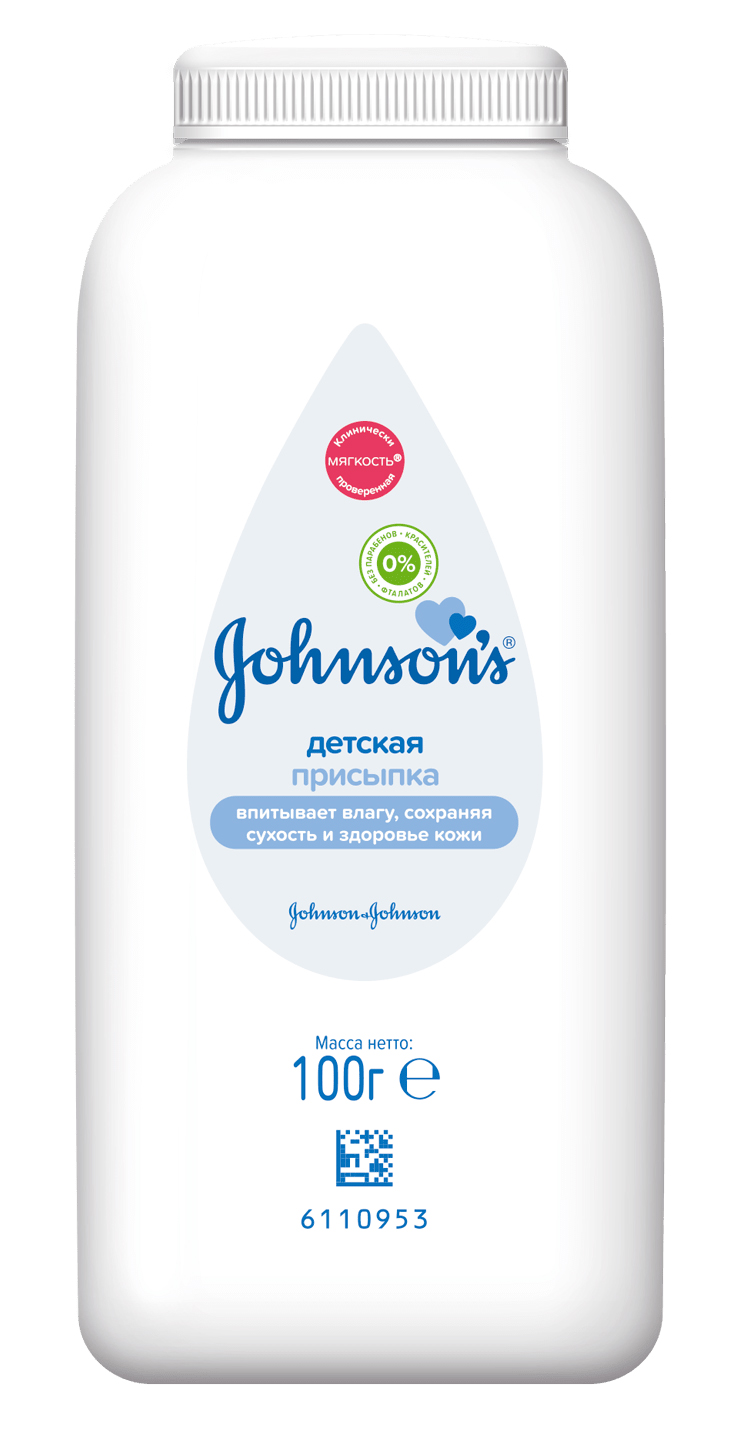 Джонсонс Беби Детская присыпка для тела, 100 гр (Johnson's Baby, Для тела) фото 0