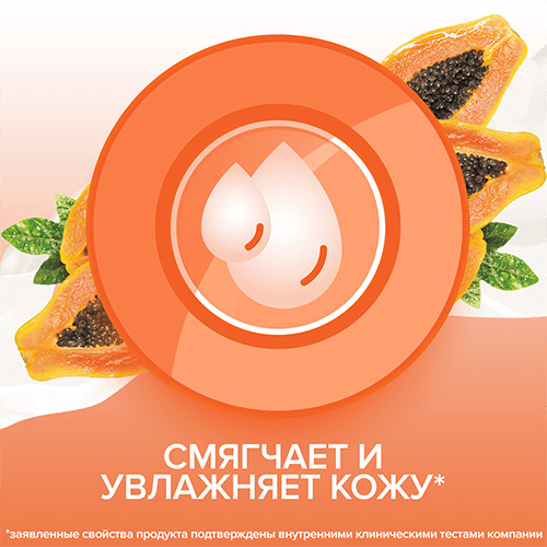 Джонсонс Беби Гель для душа с экстрактом папайи «Johnson's Vita-Rich Смягчающий», 250 мл (Johnson's Baby, Care VITA-RICH) фото 3