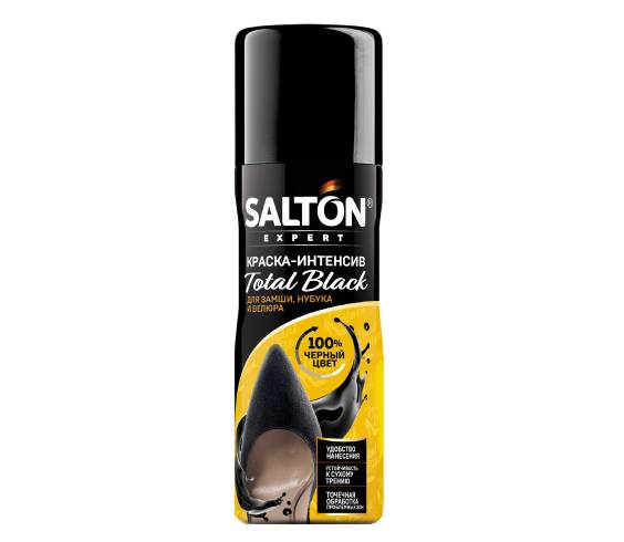Салтон Краска-интенсив Total Black для замши, нубука и велюра, 75 мл (Salton, Expert) фото 0