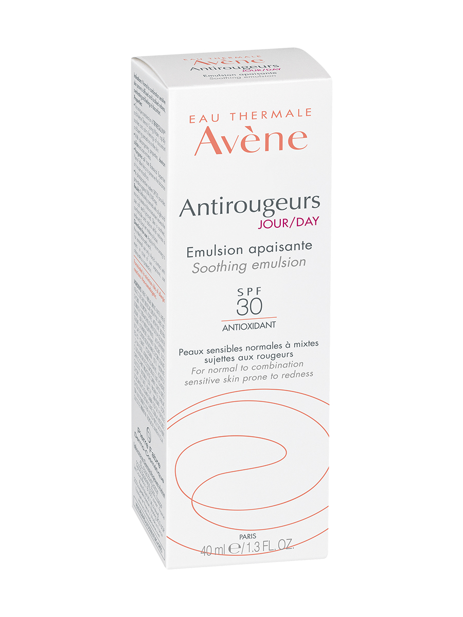 Авен Дневная увлажняющая эмульсия SPF 30, 40 мл (Avene, Antirougeurs) Авен Дневная увлажняющая эмульсия SPF 30, 40 мл (Avene, Antirougeurs) фото 3