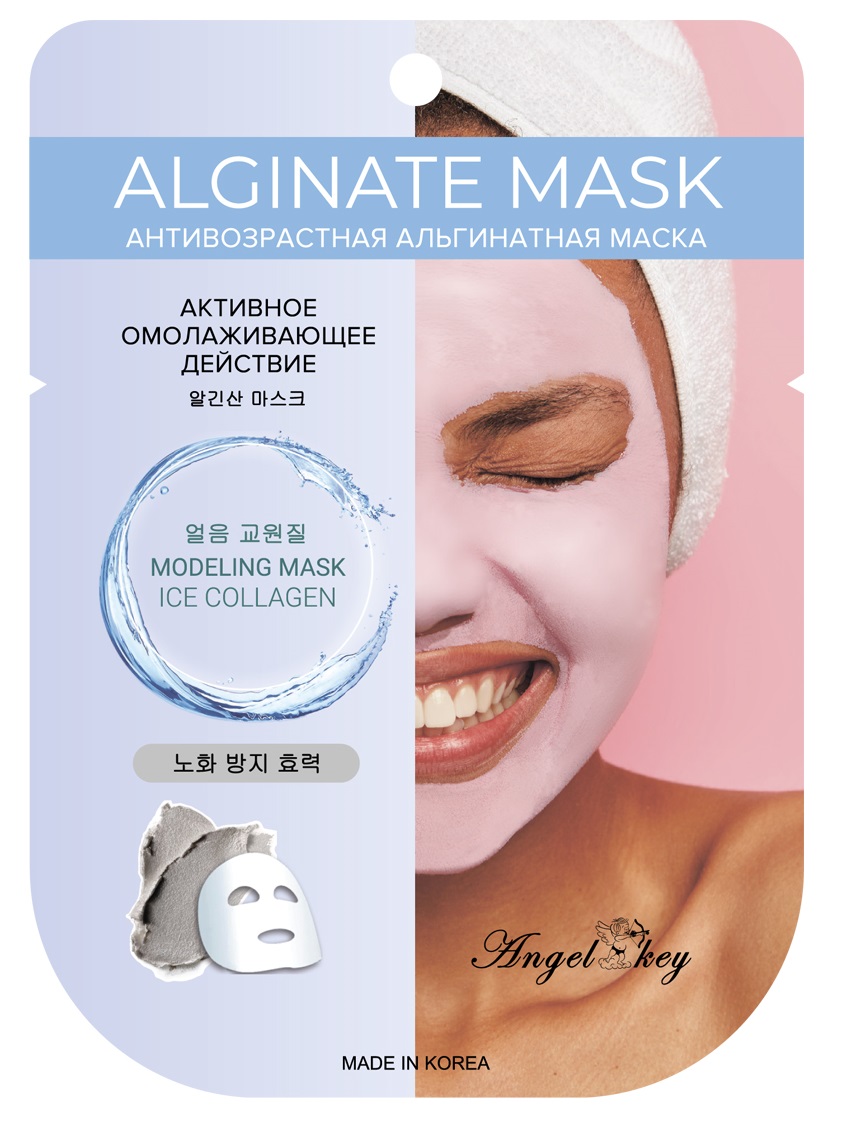 

Angel Key Антивозрастная альгинатная маска c коллагеном, 22 г (Angel Key, Face), Face