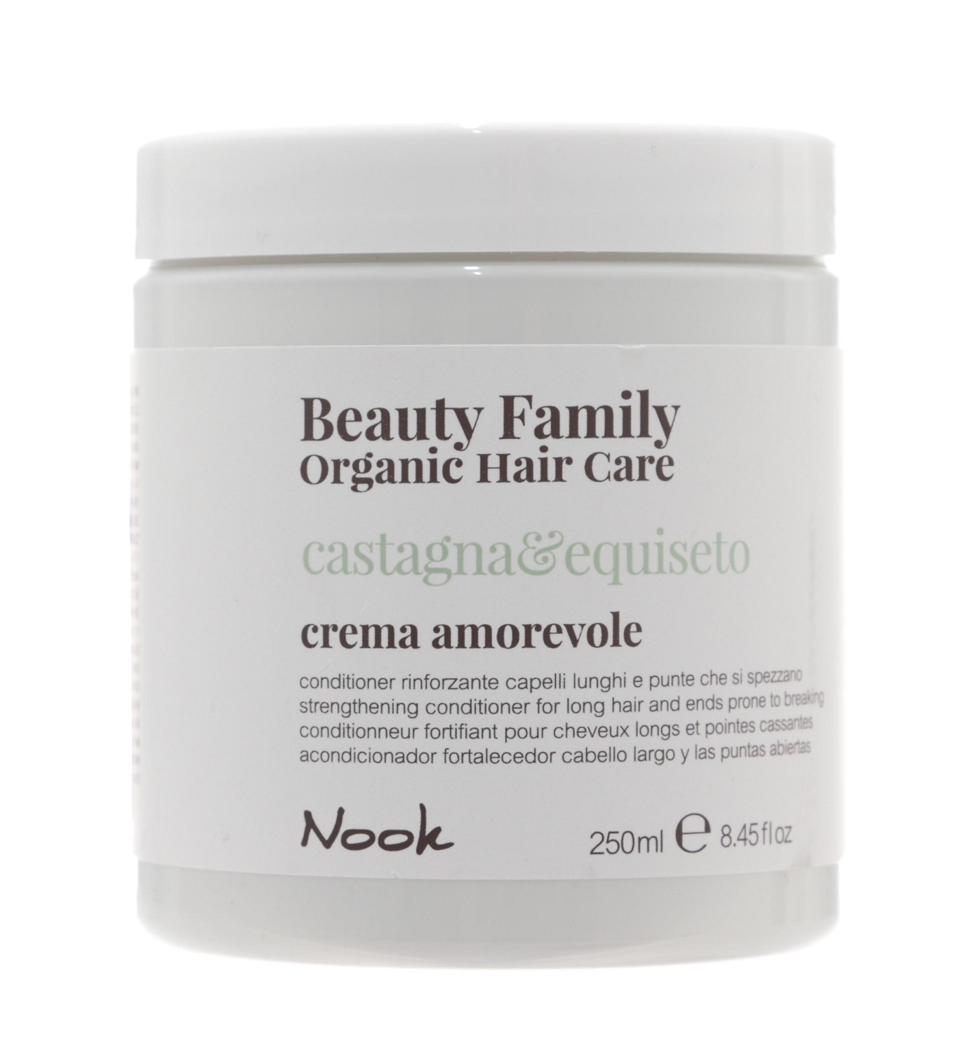 Нук Крем-кондиционер для ломких и секущихся волос Crema Amorevole Castagna&Equiseto, 250 мл (Nook, Beauty Family) фото 0