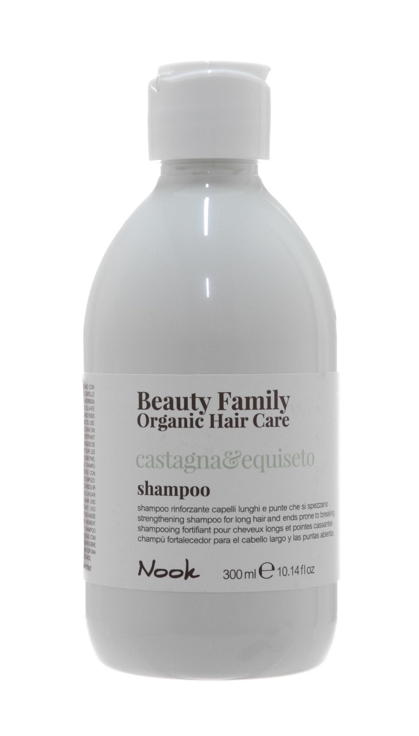 

Nook Шампунь для ломких и секущихся волос Castagna&Equiseto, 300 мл (Nook, Beauty Family), Beauty Family