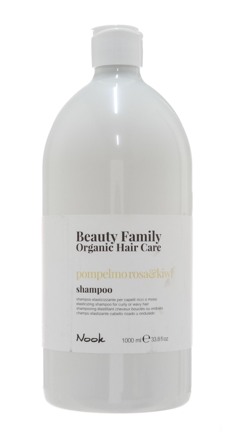 

Nook Шампунь для кудрявых или волнистых волос Shampoo Pompelmo Rosa&Kiwi, 1000 мл (Nook, Beauty Family), Beauty Family