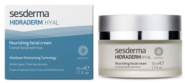 ампулы sesderma hidraderm hyal moisturizing ampoules 7 х 1 мл Sesderma Питательный крем для лица, 50 мл (Sesderma, Hidraderm Hyal)