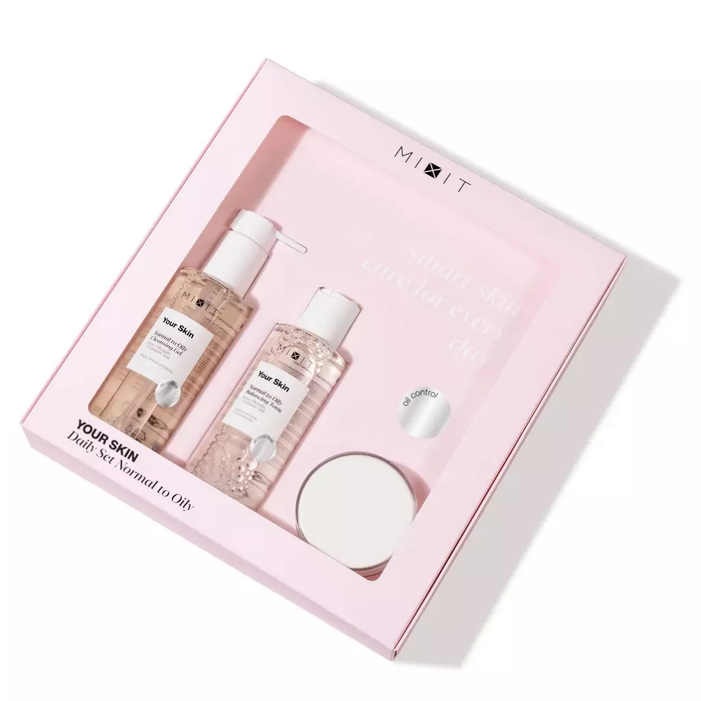 Миксит Набор для ежедневного ухода за нормальной и склонной к жирности кожи лица, 1 шт (Mixit, Your Skin) фото 2