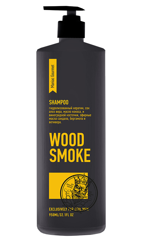 Protokeratin Шампунь мужской для душа Woodsmoke, 950 мл (Protokeratin, ProtoMen Gentlemen) protokeratin шампунь для волос protomen gentlemen woodsmoke мужской для душа 1000 мл