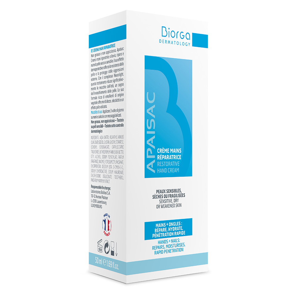 Биорга Восстанавливающий крем для рук Cremе mains Reparatrice, 50 мл (Biorga, Apaisac) фото 2